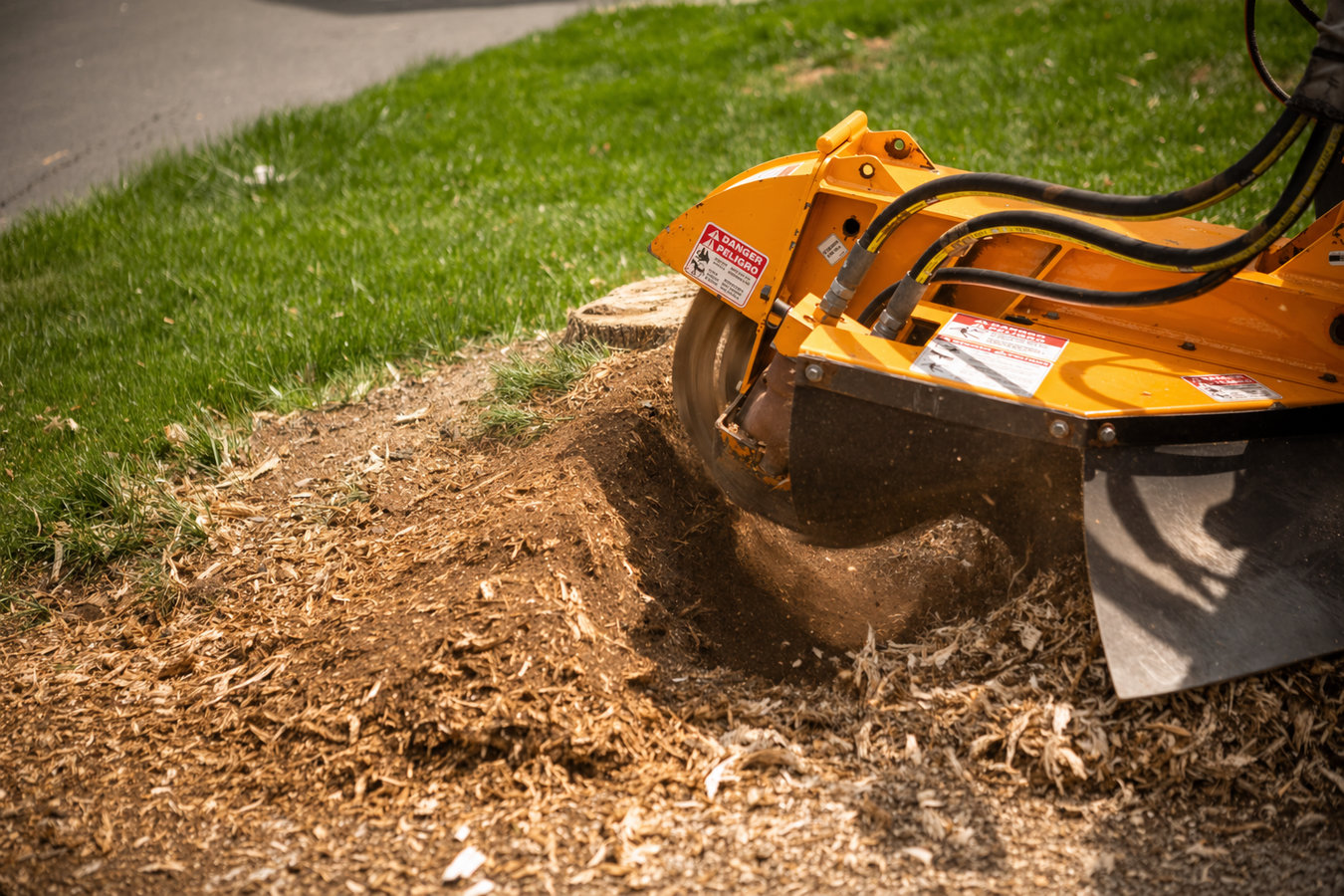 Stump grinding